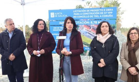 A Xunta asina co concello de Teo o convenio de cesión dunha parcela municipal na Ramallosa para construír 37 vivendas públicas, cun investimento estimado de 8,8M€