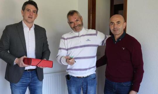 A Xunta entrega en réxime de alugueiro unha vivenda de promoción pública no municipio de Begonte