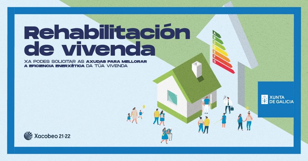 Os propietarios de vivendas e edificios xa poden optar ás axudas da Xunta de ata 38.750 € para mellorar a eficiencia enerxética dos seus inmobles