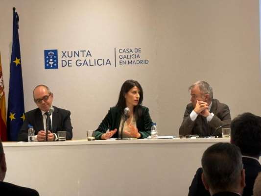 Martínez Allegue reivindica ante o sector, en Madrid, as medidas da Xunta para incrementar a oferta de vivenda pública e avanzar nos principais eixos da vertebración territorial en Galicia